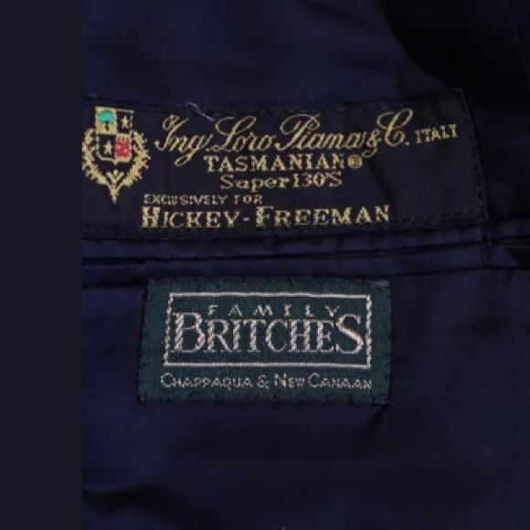 HICKEY FREEMAN navy Blue Travel   Jacket SZ42 - Picture 7 of 8